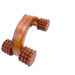 Handheld-Wooden-4-Roller-Body-Massager-Deep-Tissue