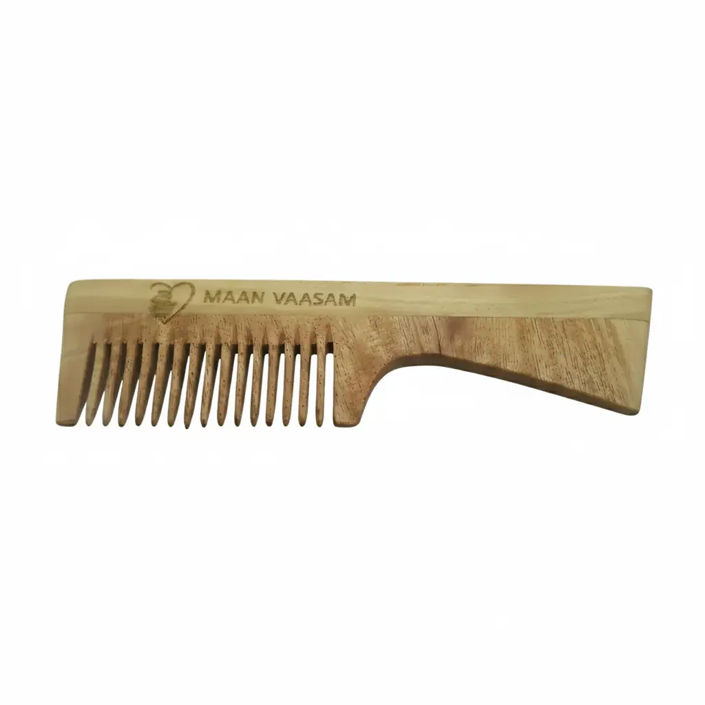 Maan-Vaasam-Neem-Comb-Handmade-Detangler