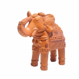 Handcrafted Terracotta Elephant Statue – Traditional Clay Art Home Decor
