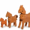 Authentic Indian Terracotta Horse Statue – Hand-Carved Clay Decor for Home & Office