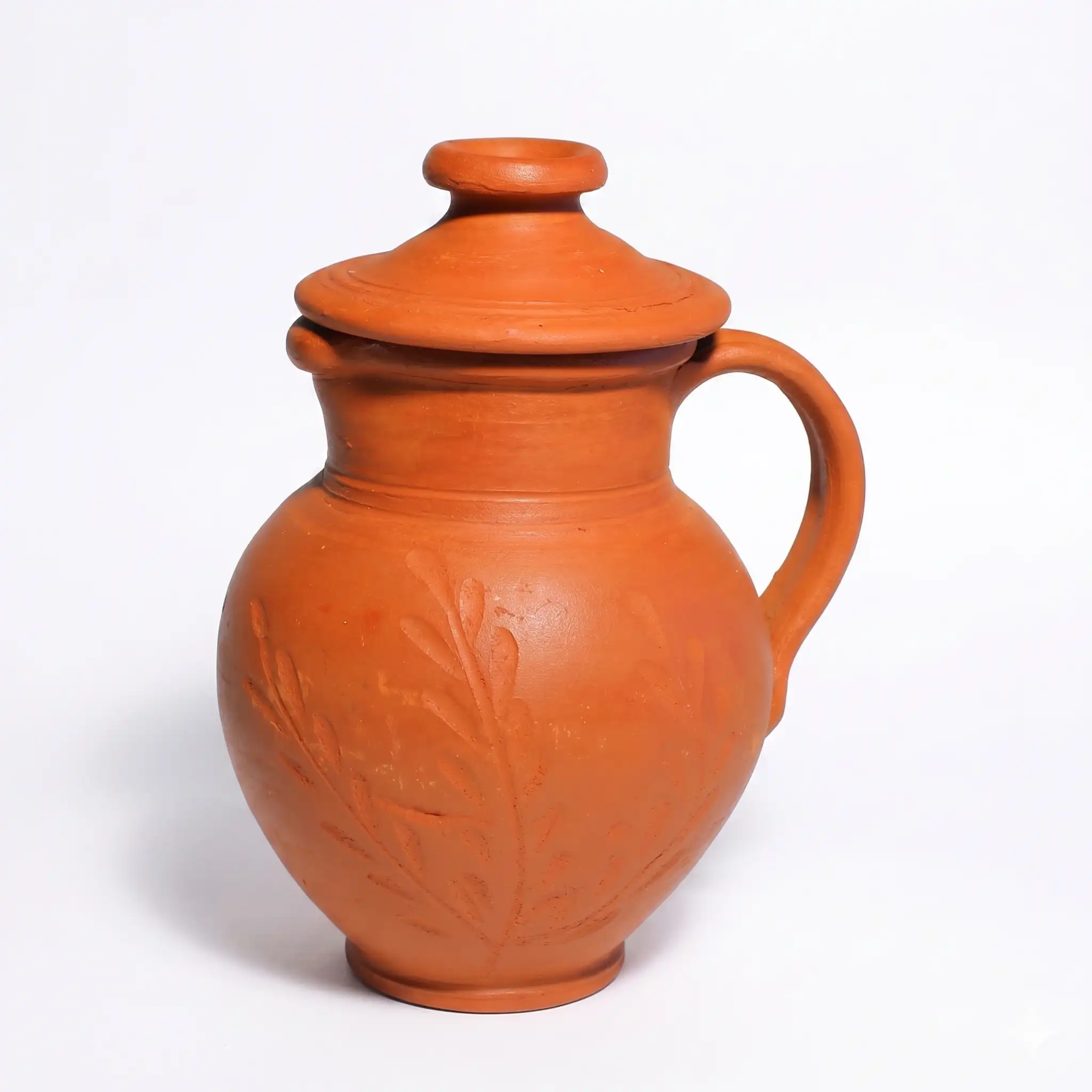 vins-art-house-clay-jug-hand-engraved-leaf-pattern
