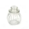 Vins Art House Vintage Pumpkin-Ribbed Glass Storage Canister with Airtight Lid 150ml