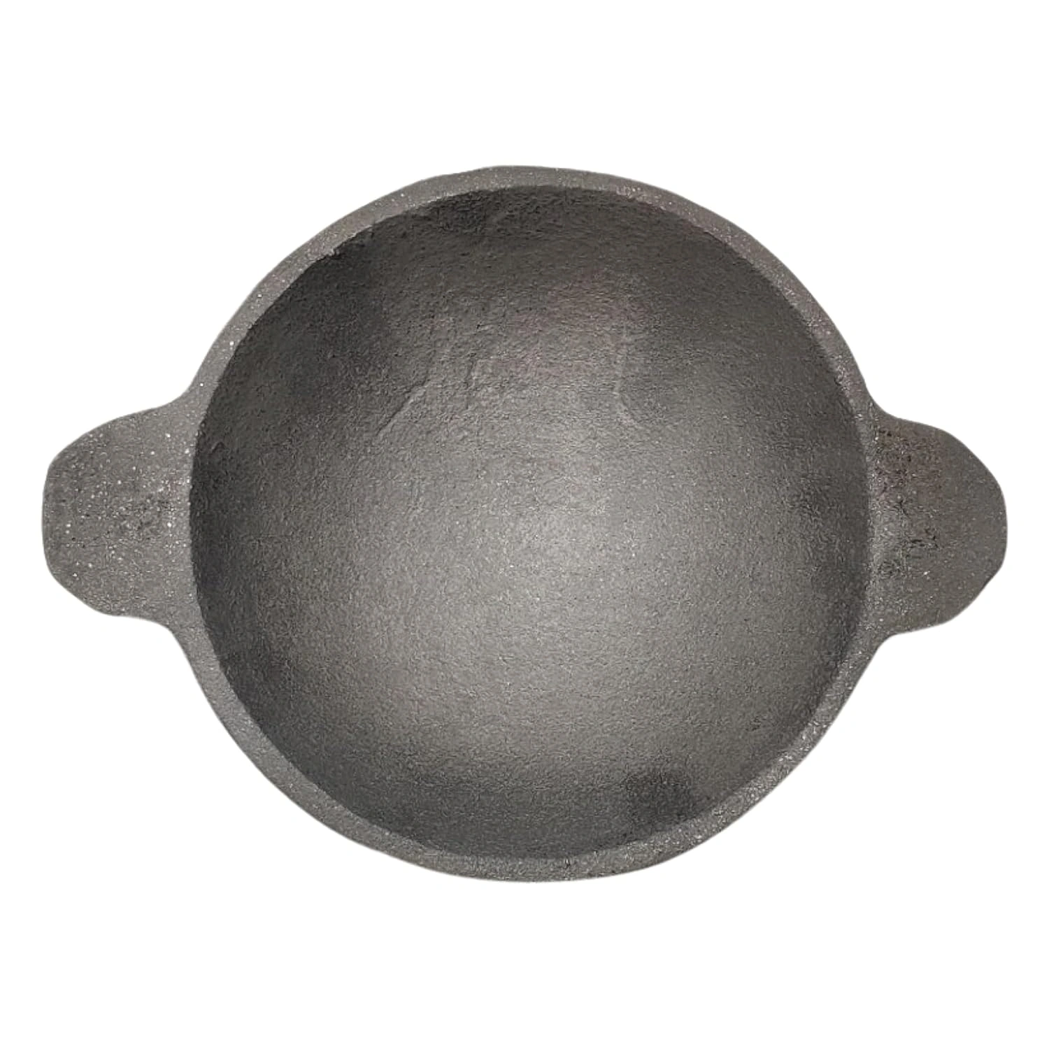Vins Art House Pre-Seasoned Cast Iron Appam Pan / Appachatti with Dual Side Handles (7 Inches, Toxin-Free)