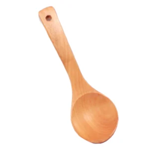 Handcrafted Wooden Soup Ladle / Serving Spoon – Eco-Friendly & Non-Stick Friendly Cookware