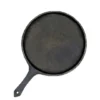 Vins Art House Pre-Seasoned Cast Iron Dosa Tawa / Flat Roti Kallu with Long Handle (25.7 cm)